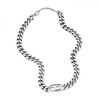 Diesel Stilingas plieno karoliai su logotipu DX1433040