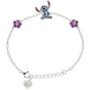 Disney Graži sidabrinė apyrankė Stitch Lilo &amp; Stitch BS00095SL-65.CS