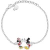 Disney Beautiful sidabrinis Mickey and Minnie Mouse bracelet BS00044SL-55.CS