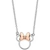 Disney Derantis sidabrinis dvispalvis kaklo papuošalas Minnie Mouse N900521TL-16