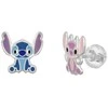 Disney Sidabriniai asimetriniai auskarai Lilo &amp; Stitch ES00088SL.CS