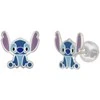 Disney Sidabriniai auskarai su segtukais Stitch Lilo &amp; Stitch ES00089SL.CS