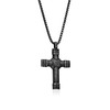 Diverse Juodas plieno karoliai vyrams Cross N1000520