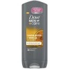 Dove Men+Care Sandalwood &amp; Vanilla maitininantis Dušo želė (Body, Face &amp; Hair Wash)