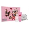 Dsquared2 Set Dsquared 2: Wood Eau De Toilette For Women, 100 ml + Wood Dušo želė, 100 ml + Dsquared GWP Textile Pouch Sidabrinis