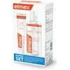 Rinkinys Elmex: Caries Protection burnos skalavimo skystis, 400 ml + Caries Protection dantų pasta, 75 ml