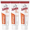 Elmex Profesionali dantų pasta „Junior Professional“ trijulėms, 3 x 75 ml
