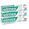 Elmex Balinamoji dantų pasta jautriems dantims "Sensitive Baltas ning Trio" 3x 75 ml
