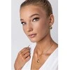 Emily Westwood Addilyn EWN24004G paauksuoto plieno stilingas moteriškas karoliai