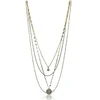 Emily Westwood Alicia Multilayer Gold Plated Beaded Necklace EWN24007G