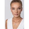 Emily Westwood Žavingi dvigubi karoliai iš plieno Malani EWN24003S