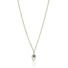 Emily Westwood Delicate auksinis-plated pakabukas with turquoise Juniper EWN23028G