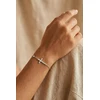 Emily Westwood Delicate steel bracelet with cross EWB260608S