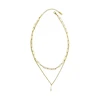 Emily Westwood Double Velora Gold Plated Pearl Necklace EWN260720G