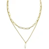 Emily Westwood Double Velora Gold Plated Pearl Necklace EWN260720G
