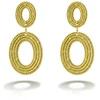 Emily Westwood Elegant auksinis-plated steel dangle earrings EWE260593G