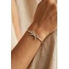 Emily Westwood Elegant solid bracelet Bow EWB260610S