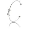 Emily Westwood Elegant solid bracelet Bow EWB260610S