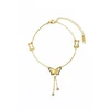 Emily Westwood Gold-plated anklet with butterflies EWA260733G