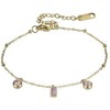 Emily Westwood Gold-plated bracelet with light pink zircons Gabrielle EWB24002G