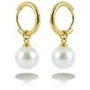Emily Westwood Gold-plated earrings with pearl 2in1 Emvora EWE260825G