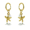 Emily Westwood Gold-plated earrings with pearl 2in1 EWE260570G