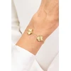 Emily Westwood Gold-plated flower bracelet made of steel EWB250253G