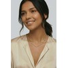 Emily Westwood Gold-plated pakabukas with pearls Orelia EWN260826G