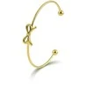 Emily Westwood Gold-plated solid bracelet Bow EWB260610G