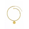 Emily Westwood Gold-plated steel anklet EWA260661G