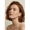 Emily Westwood Gold-plated sun-shaped earrings Lunara EWE260568G