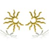 Emily Westwood Gold-plated sun-shaped earrings Lunara EWE260568G
