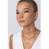 Emily Westwood Lyric EWN24009G stilingas paauksuoto plieno dvigubas karoliai