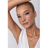 Emily Westwood Lyric EWN24009G stilingas paauksuoto plieno dvigubas karoliai