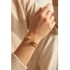 Emily Westwood Modern auksinis-plated solid bracelet EWB260844G