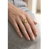 Emily Westwood Open auksinis-plated ring EWR260652G