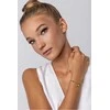 Emily Westwood Romantiška plieninė apyrankė su širdelėmis Jazlyn EWB24001G