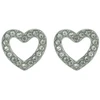 Emily Westwood Steel earrings Hearts Eloura EWE260597S