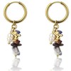 Emily Westwood Stylish auksinis-plated hoop earrings 2in1 Norah EWE23055G