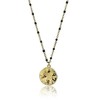 Emily Westwood Stylish auksinis-plated pakabukas with juodas beads EWN23040G