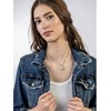 Emily Westwood Stylish auksinis-plated pakabukas with juodas beads EWN23040G