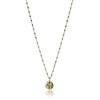 Emily Westwood Stylish auksinis-plated pakabukas with juodas beads EWN23040G