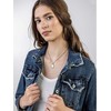 Emily Westwood Stylish auksinis-plated pakabukas with juodas beads EWN23040G
