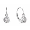 Evolution Group Beautiful girl´s earrings with zircons 11479.1 crystal