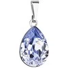 Evolution Group Žavus pakabukas su Swarovski kristalu Drop 54016.3 levandų spalvos