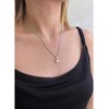 Evolution Group Charming sidabrinis pakabukas with synthetic baltas opal 12050.1