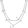 Evolution Group Double sidabrinis pendant pakabukas 62007