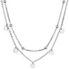 Evolution Group Double sidabrinis pendant pakabukas 62007