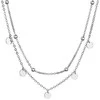 Evolution Group Double sidabrinis pendant pakabukas 62007