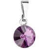 Evolution Group Madingas pakabukas su Swarovski kristalu 54018.3 ametistas